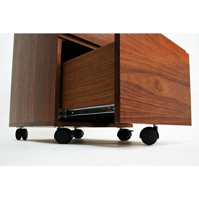 デスクワゴン 横幅40cm 3段 チェスト キャビネット キャスター付き 木製 収納ケース 書類整理 オフィス収納 デスク収納 デスクキャビネット 書斎 |  | 07