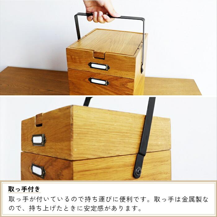 コスメボックス メイクボックス ミラー付き ナチュラル 鏡付き 木製 木目 化粧品ケース 化粧ケース メイクBOX コスメBOX コスメケース メイクケース レトロ 和風 | ブランド登録なし | 12