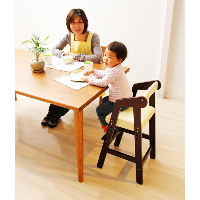 キッズハイチェアー ベビーチェア キッズチェア 木製 子供用椅子 赤ちゃん 子供用チェア かわいい おしゃれ ダークブラウン ナチュラル |  | 01