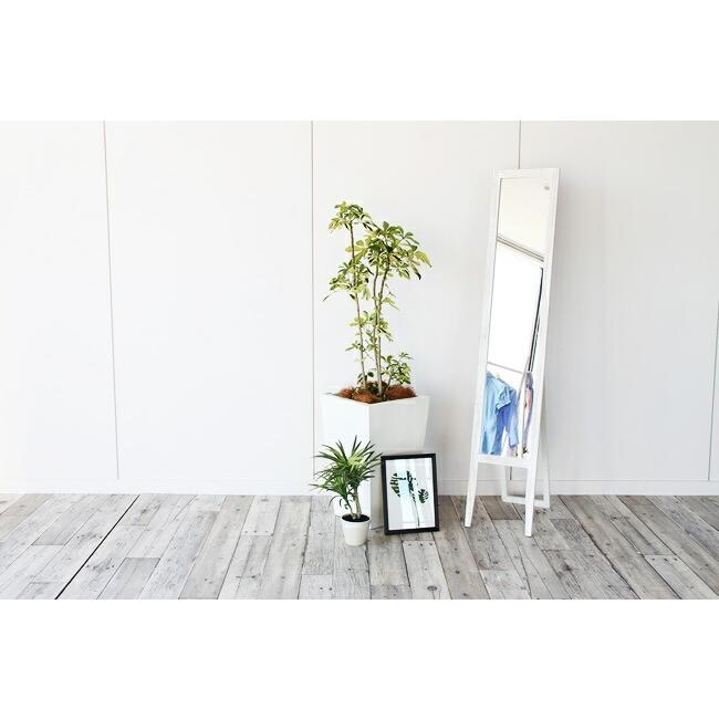 姿見 スタンドミラー ミラー 鏡 全身鏡 姿見鏡 飛散防止 木製 おしゃれ アンティーク レトロ モダン スリム 自立式 ブラウン ホワイト 北欧 かわいい |  | 04