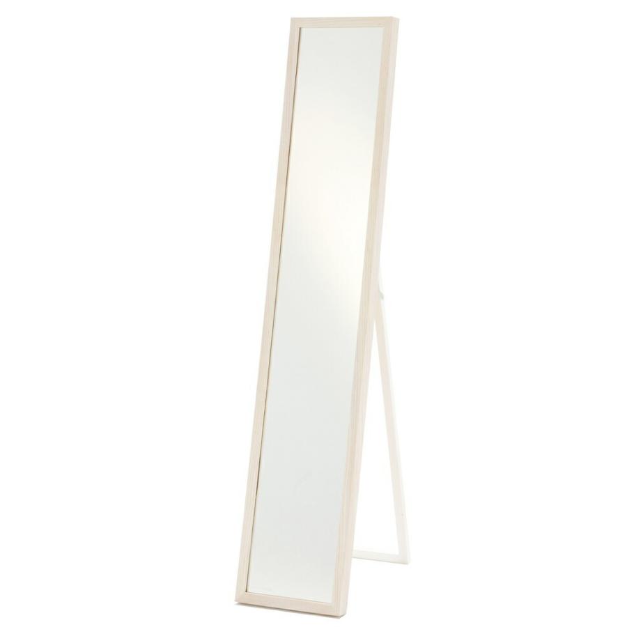 姿見 スタンドミラー ミラー 鏡 全身鏡 木製 天然木 おしゃれ 北欧 姿見鏡 細身 飛散防止 自立式 インセットミラー ブラウン ナチュラル ホワイト |  | 12