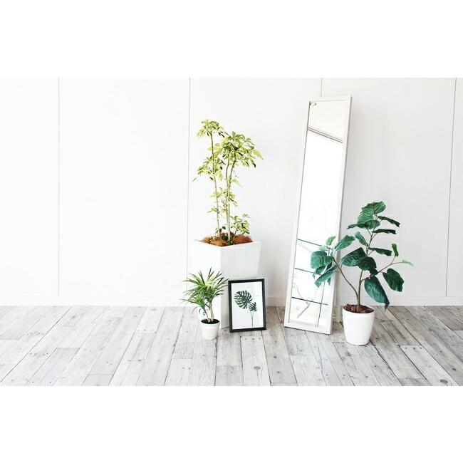 姿見 スタンドミラー ミラー 鏡 全身鏡 木製 天然木 おしゃれ 北欧 姿見鏡 細身 飛散防止 自立式 インセットミラー ブラウン ナチュラル ホワイト |  | 14