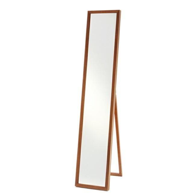 姿見 スタンドミラー ミラー 鏡 全身鏡 木製 天然木 おしゃれ 北欧 姿見鏡 細身 飛散防止 自立式 インセットミラー ブラウン ナチュラル ホワイト |  | 04