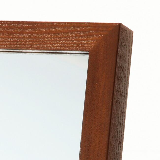 姿見 スタンドミラー ミラー 鏡 全身鏡 木製 天然木 おしゃれ 北欧 姿見鏡 細身 飛散防止 自立式 インセットミラー ブラウン ナチュラル ホワイト |  | 05