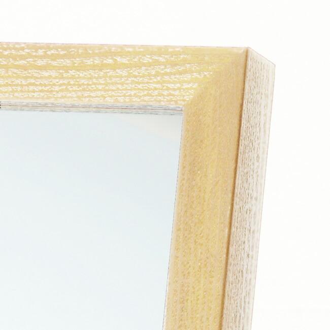 姿見 スタンドミラー ミラー 鏡 全身鏡 木製 天然木 おしゃれ 北欧 姿見鏡 細身 飛散防止 自立式 インセットミラー ブラウン ナチュラル ホワイト |  | 08