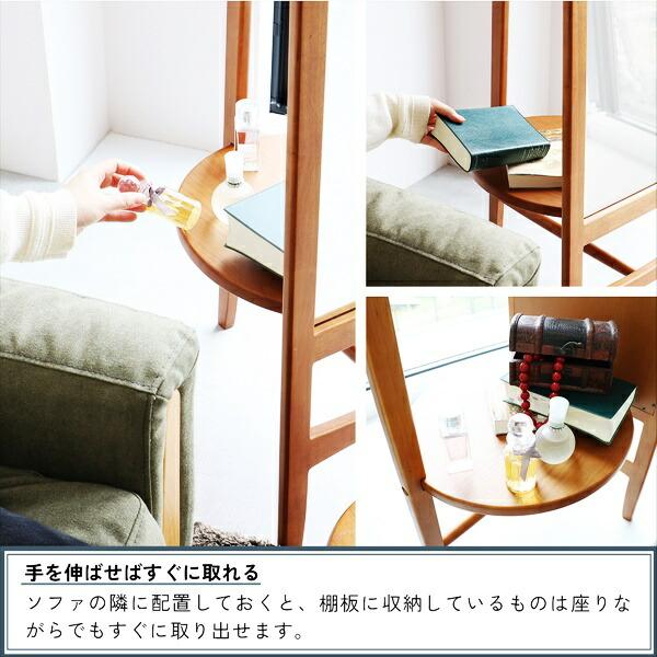 ミラーハンガー スタンドミラー 姿見 全身ミラー コートハンガー ハンガーラック 木製 省スペース コート掛け 天然木 一人暮らし 北欧 カントリー 和モダン | ブランド登録なし | 16