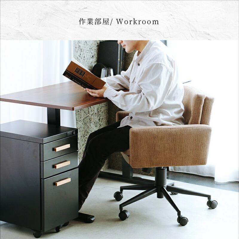 デスクチェア オフィスチェア おしゃれ 北欧 ファブリック モダン キャスター付き オレンジ ベージュ 布張り ガス圧昇降式 高さ調節 高さ調整 肘掛け 回転式 | ブランド登録なし | 19