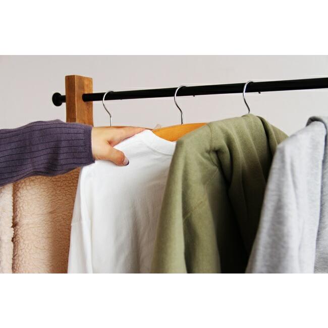 ハンガーラック コートハンガー 木製 おしゃれ 天然木 コート掛け 洋服掛け 一人暮らし ポールハンガー パイプハンガー ウッドラック 洋服収納 北欧 |  | 08