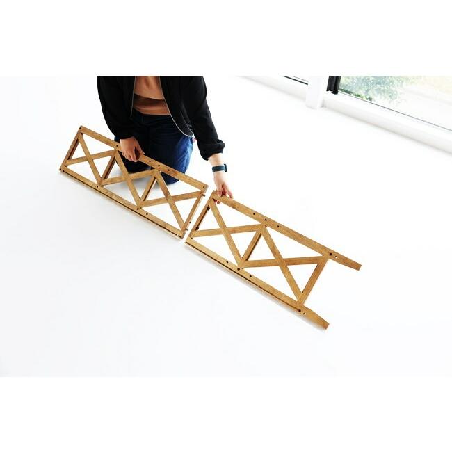 スリムラック ウッドラック 幅48 飾り棚 本棚 ラック サイドラック サイドボード リビング収納 オープンラック ブックシェルフ 北欧 モダン アンティーク 3段 |  | 11