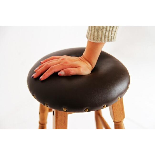 スツール ロースツール レザー 合成皮革 おしゃれ アンティーク 北欧 丸椅子 モダン レトロ ヴィンテージ 天然木 チェア ウッドチェア かっこいい |  | 07