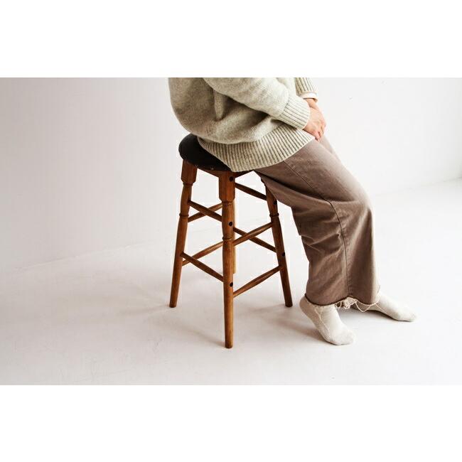 ハイスツール スツール レザー 合成皮革 天然木 カウンタースツール 丸椅子 おしゃれ 北欧 アンティーク レトロ ヴィンテージ バースツール |  | 08