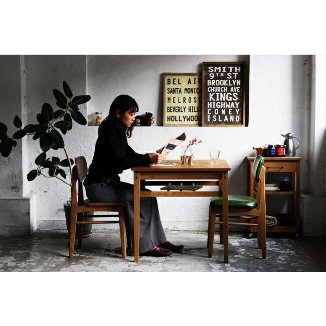 ダイニングテーブル 2人用 75cm 正方形 木製 食卓テーブル 食卓机 机 食事 レトロ 木目 ナチュラル おしゃれ ダイニング 北欧 | 