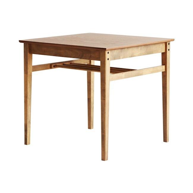 ダイニングテーブル 2人用 75cm 正方形 木製 食卓テーブル 食卓机 机 食事 レトロ 木目 ナチュラル おしゃれ ダイニング 北欧 |  | 12