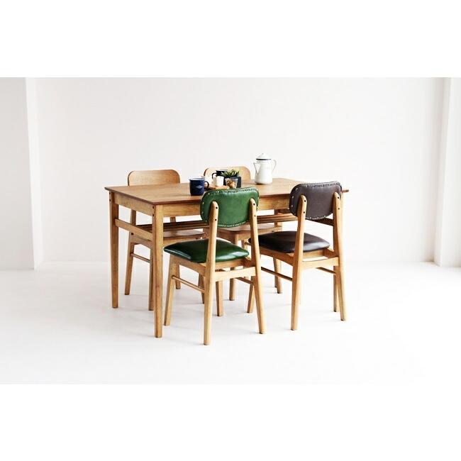 ダイニングテーブル 4人用 幅120cm 木製 長方形 食卓テーブル おしゃれ 北欧 レトロ ダイニング ナチュラル カントリー 食卓机 ダイニングデスク |  | 05