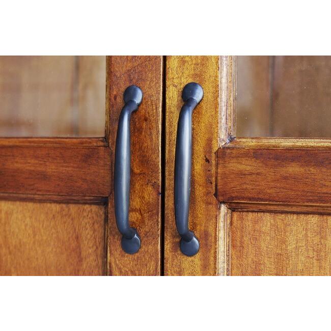 キャビネット ガラスキャビネット 完成品 木製 おしゃれ アンティーク 北欧 レトロ モダン 本棚 扉付き ヴィンテージ 高級感 ブラウン 和モダン |  | 10