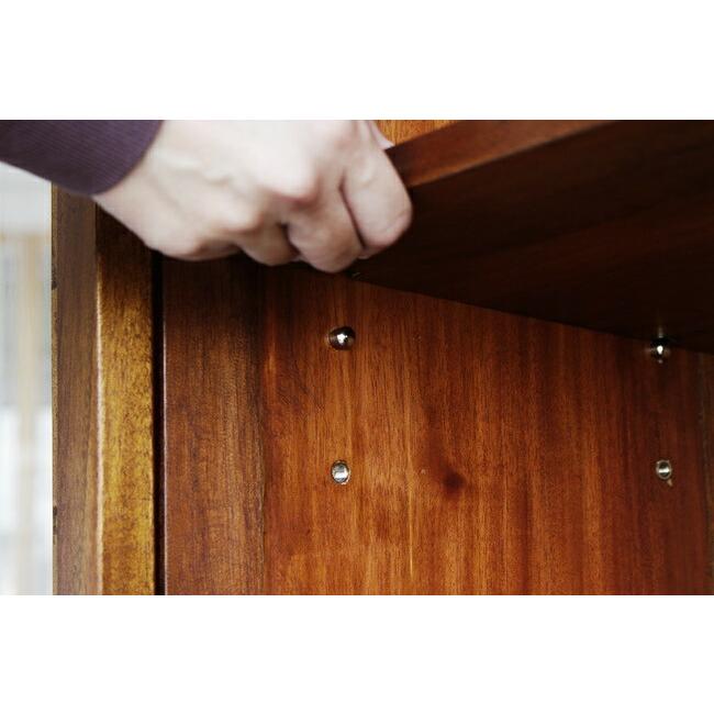 キャビネット ガラスキャビネット 完成品 木製 おしゃれ アンティーク 北欧 レトロ モダン 本棚 扉付き ヴィンテージ 高級感 ブラウン 和モダン |  | 11