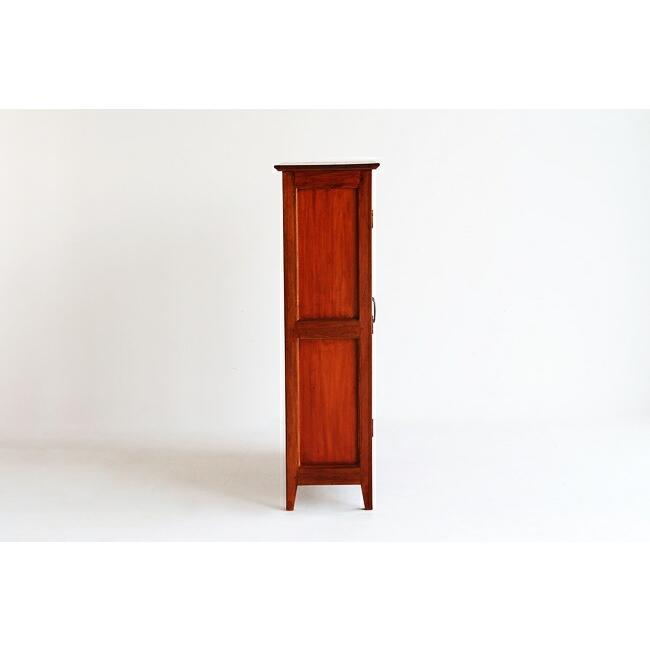 キャビネット ガラスキャビネット 完成品 木製 おしゃれ アンティーク 北欧 レトロ モダン 本棚 扉付き ヴィンテージ 高級感 ブラウン 和モダン |  | 02