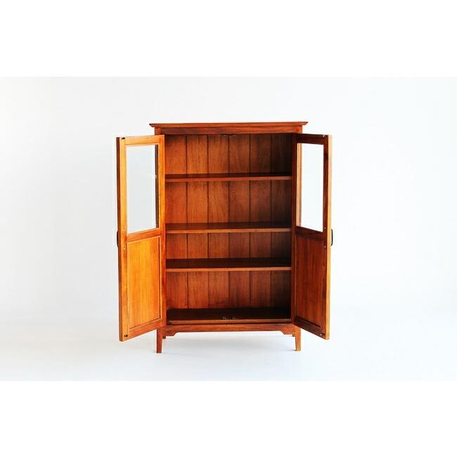 キャビネット ガラスキャビネット 完成品 木製 おしゃれ アンティーク 北欧 レトロ モダン 本棚 扉付き ヴィンテージ 高級感 ブラウン 和モダン |  | 08