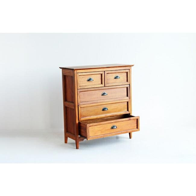チェスト 完成品 4段 引き出し 引出し 5杯 タンス 箪笥 収納 衣類収納 リビング収納 寝室 リビング 木製 |  | 09