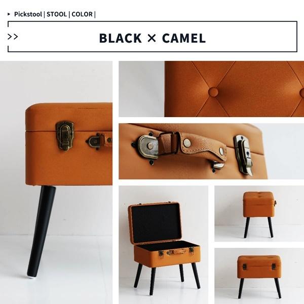 トランク型 収納スツール チェア レザー 玄関チェア 腰掛け スツール おしゃれ 北欧 モダン ヴィンテージ 高級感 合成皮革 トランク 鍵付 |  | 15