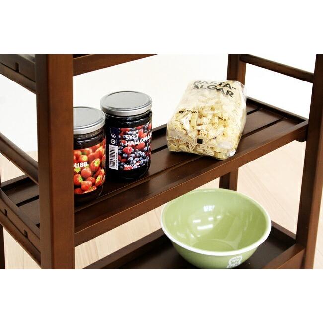 キッチンワゴン 4段 キャスター付 幅56 スリムワゴン タイル天板 木製 タイルトップ 耐熱 おしゃれ キッチン収納 ホワイト 北欧 カントリー かわいい |  | 04