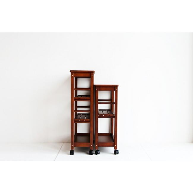 キッチンワゴン 4段 キャスター付 幅56 スリムワゴン タイル天板 木製 タイルトップ 耐熱 おしゃれ キッチン収納 ホワイト 北欧 カントリー かわいい |  | 07