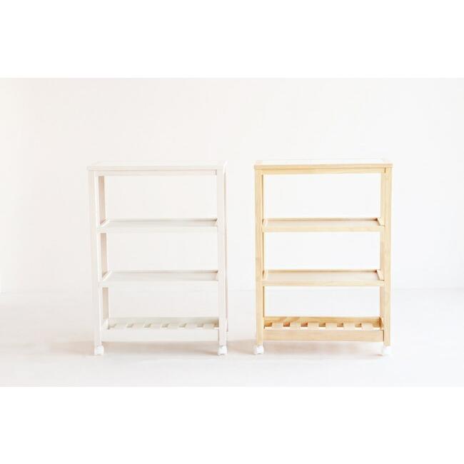 キッチンワゴン 4段 キャスター付 タイル天板 木製 タイルトップ 耐熱 キッチン収納 リビング収納 北欧 おしゃれ スリムワゴン キッチンラック |  | 01