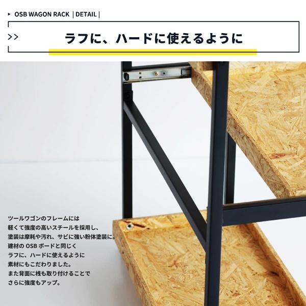 ワゴンラック 3段 キャスター付き サイドワゴン サイドラック マルチワゴン シューズラック キッチンワゴン 収納 北欧 モダン かっこいい 木製 |  | 11