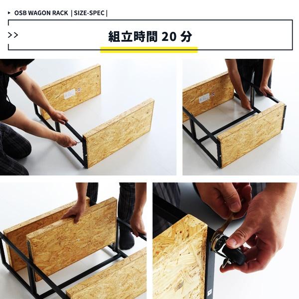 ワゴンラック 3段 キャスター付き サイドワゴン サイドラック マルチワゴン シューズラック キッチンワゴン 収納 北欧 モダン かっこいい 木製 |  | 17