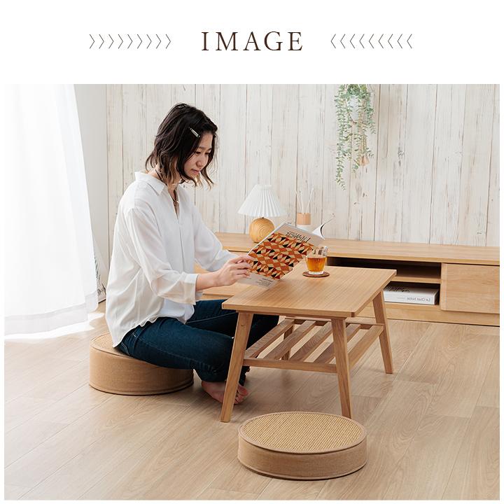 スツール 竹 バンブー 約38丸×15cm 竹スツール 和風 腰掛け 座布団 和モダン レトロ 和テイスト バンブースツール 消臭 抗菌 防臭 ナチュラルテイスト おしゃれ | ブランド登録なし | 06