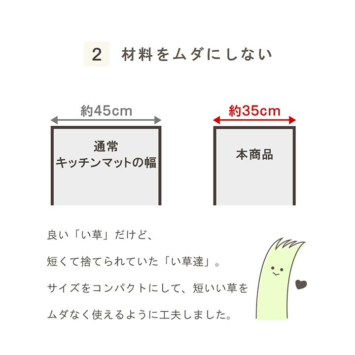 いるしこ みらい 自然素材 国産 日本製 い草 無垢 キッチンマット マット 消臭 蒸れにくい ナチュラル 35×180cm おしゃれ 滑り止め キッチン マット 台所 |  | 11