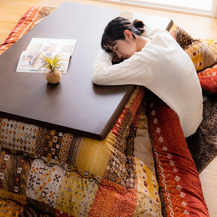 こたつ布団 日本製 長方形 大判 ギャベ柄 なめらかタッチ 省エネ 約205×285cm こたつ掛布団 あったか 炬燵掛け布団 ボリューム ギャベ柄 グリーン オレンジ |  | 01