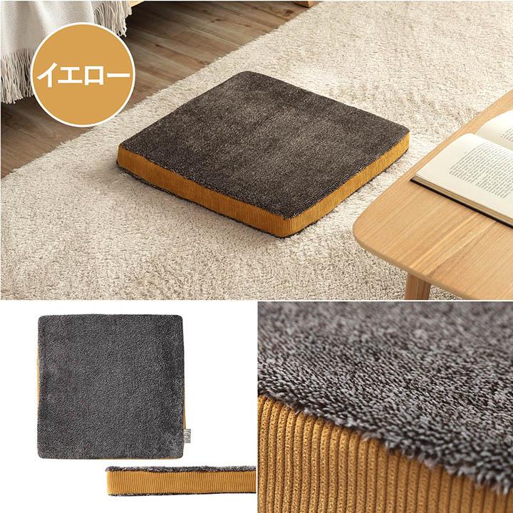 クッション シート コーデュロイ風 低反発 約40×40cm 座布団 チェアパッド  厚手 極厚 おしゃれ 北欧 テレワーク 在宅勤務 |  | 07