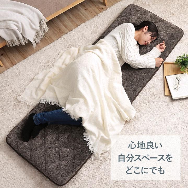 クッション 座布団 あったか 寝転ぶ 三層 キルティング 洗える 約65×115cm 長座布団 ざぶとん おしゃれ ごろ寝クッション お昼寝マット |  | 03