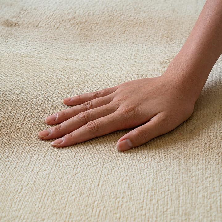 カーペット ラグ 正方形 2畳 ボリューム 滑り止め あたたかい クッション性 約185×185cm ボリューム 洗える 床暖房 ホットカーペット対応 ベージュ グレー |  | 04