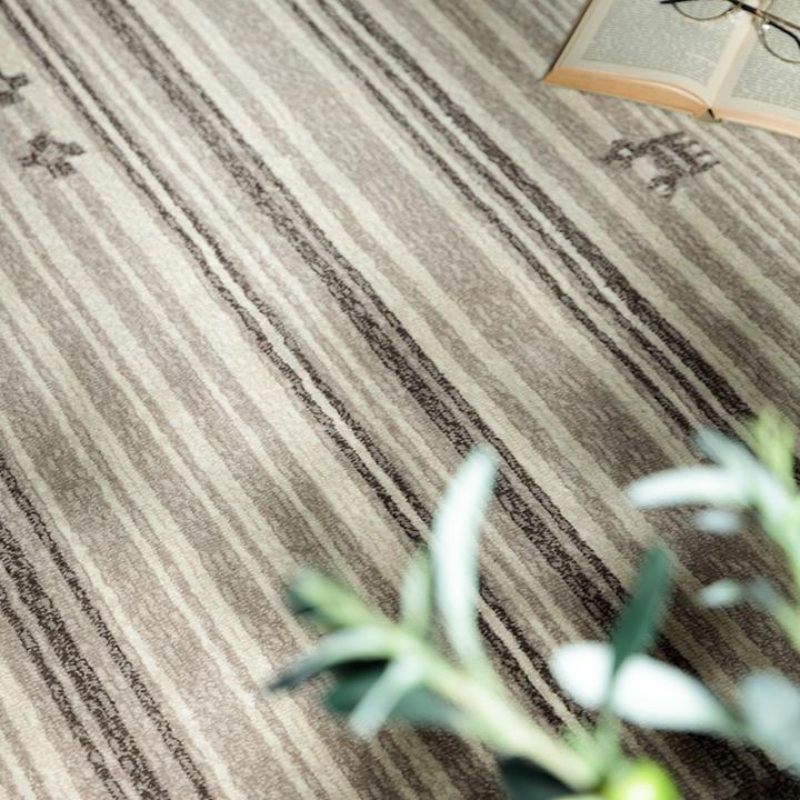 カーペット ラグカーペット 約190×240cmリビングラグ 日本製 抗菌ラグ 消臭ラグ 抗ウイルス ホットカーペット対応 ダイニングラグ ギャベ柄 グレー 国産 | ブランド登録なし | 14