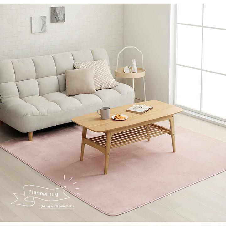 ラグ カーペット だ円 洗える 抗菌防臭 滑り止め付き 薄手 お手入れ簡単 無地 約100×140cm楕円 ホットカーペット対応 床暖 韓国インテリア オールシーズン |  | 03