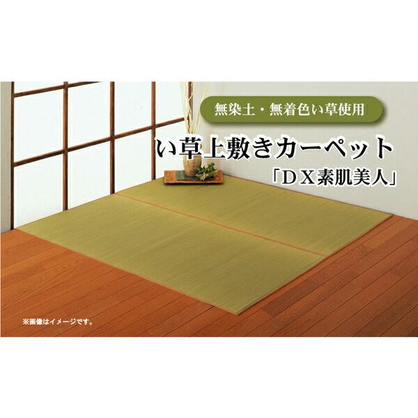 い草ラグ 夏用 い草 上敷き 6畳 い草カーペット カーペット い草 ラグ 無染土 い草上敷 DX素肌美人 江戸間6畳 約261×352cm い草上敷き センターラグ |  | 01