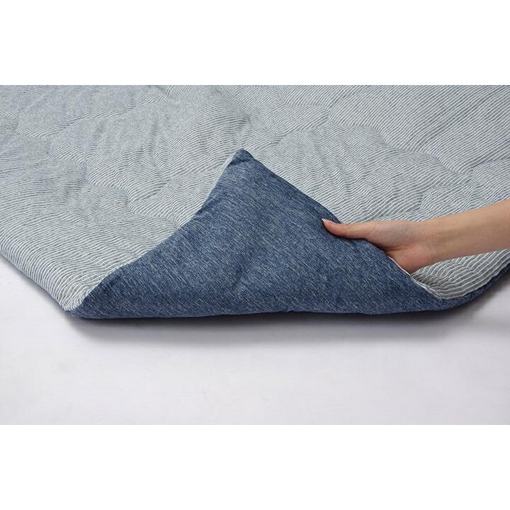 寝具　掛け布団　肌布団 シングル 洗える 冷感 涼感 接触冷感 パイル リバーシブル　約135×185cm |  | 16