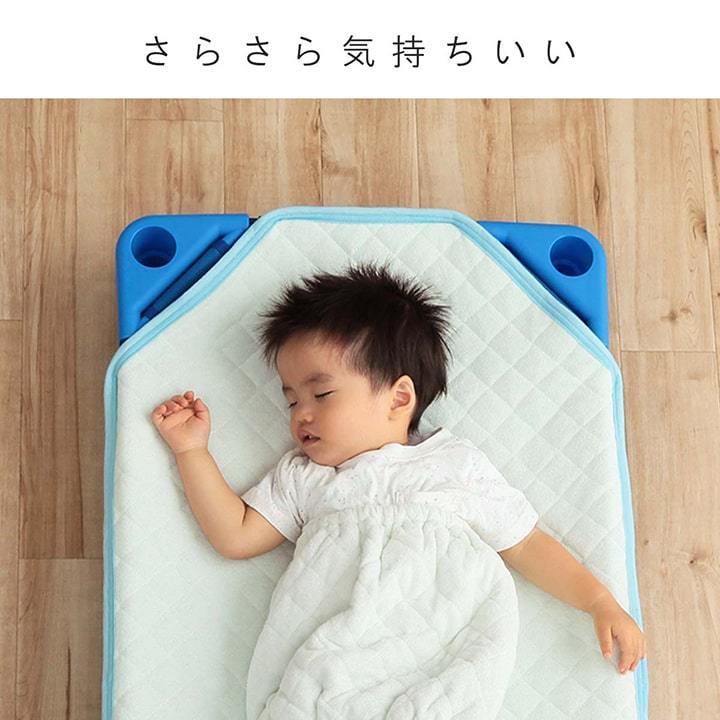 寝具 敷きパッド お昼寝 コット専用 保育園 キッズ ジュニア 綿100％ 四隅ゴムバンド付き ズレない 洗える 洗濯機丸洗い 優しいタオル地 58×101cm 敷パッド |  | 02