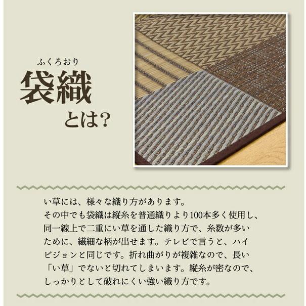 茣蓙 い草ラグ カーペット 191×250cm 3畳 国産 京刺子 イ草カーペット い草上敷き 上敷きカーペット い草カーペット ラグ 畳 畳マット い草ラグ 縁 |  | 03