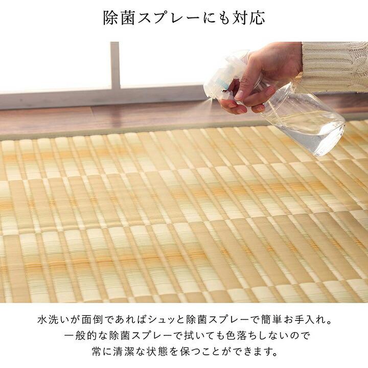 洗える ござ 日本製 国産 カーペット 本間1畳（約95.5×191cm） 丈夫 除菌スプレー対応 敷詰 ラグ 敷物 アウトドア レジャー ペット 長方形 上敷きカーペット |  | 07