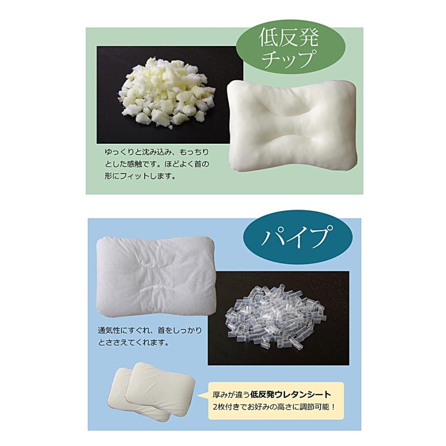 送料無料 ピロー 枕 まくら 洗える 粒綿 枕 抗菌 消臭枕 約38×56cm 粒綿 低反発 パイプ 抗菌 消臭 カバー付き おしゃれ シンプル |  | 03