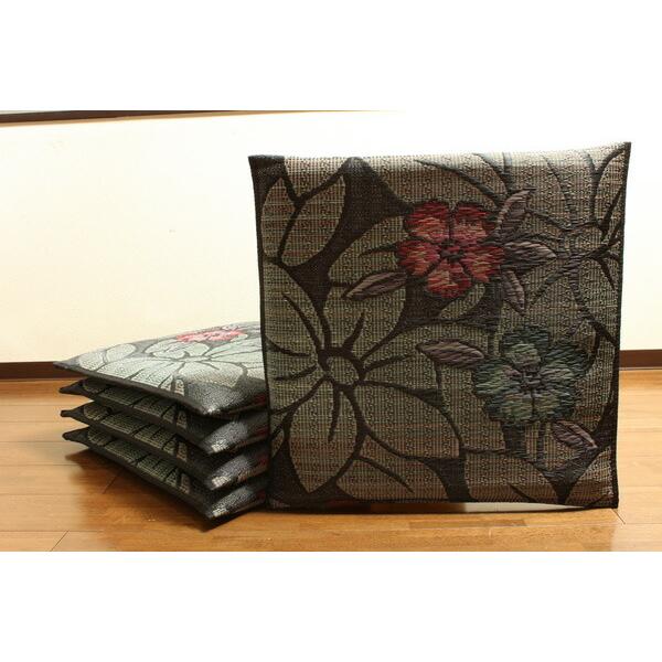 純国産 座布団 い草 2枚組 約60×60cm×2P 織込千鳥 い草座布団 座蒲団 ざぶとん なでしこ 効果 ひんやり クッション性 イ草座布団 イ草 井草 い草カバー |  | 07