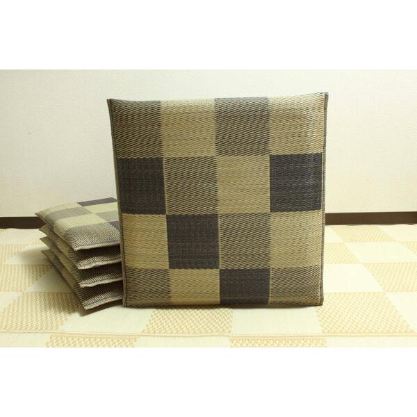 日本製 い草 座布団 クッション ブロック柄 2枚組 約55×55cm い草座布団 座蒲団 ざぶとん 抗菌 防臭効果 ひんやり クッション性イ草座布団 いぐさ イ草 井草 |  | 07