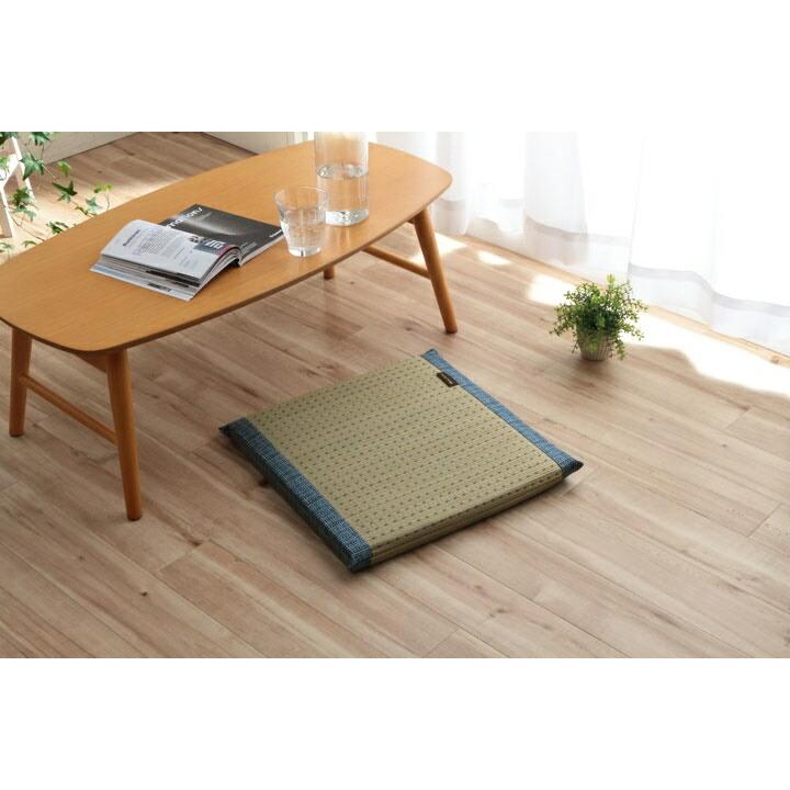 クッション へたりにくい クッション性 い草 抗菌防臭 消臭 シンプル 小林製薬コバガード使用 約43×43cm |  | 17