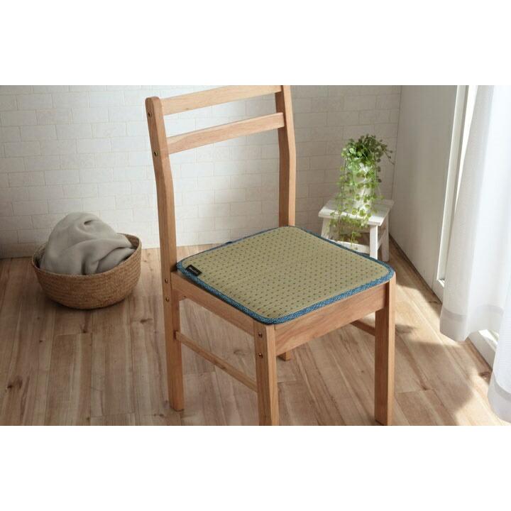 クッション ひも付き い草 抗菌防臭 消臭 シンプル 小林製薬コバガード使用 約40×40cm |  | 18