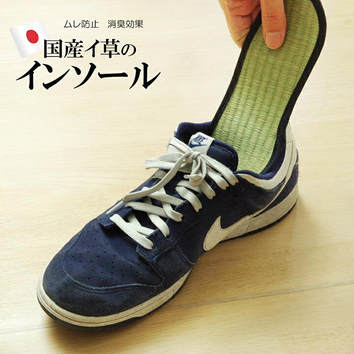 送料無料 インソール ジュニア 消臭 抗菌 い草インソール 約17cm 中敷き なかじき ナカジキ 足 疲れ 消臭 湿度調整 日本製 |  | 01