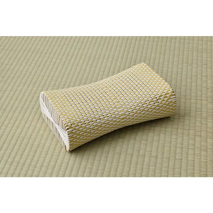 枕 まくら  PPまくら PP枕 籐枕風 ピロー 通気性 蒸れない ポリプロピレン 軽い 丈夫 手編み 約30×20cm |  | 07