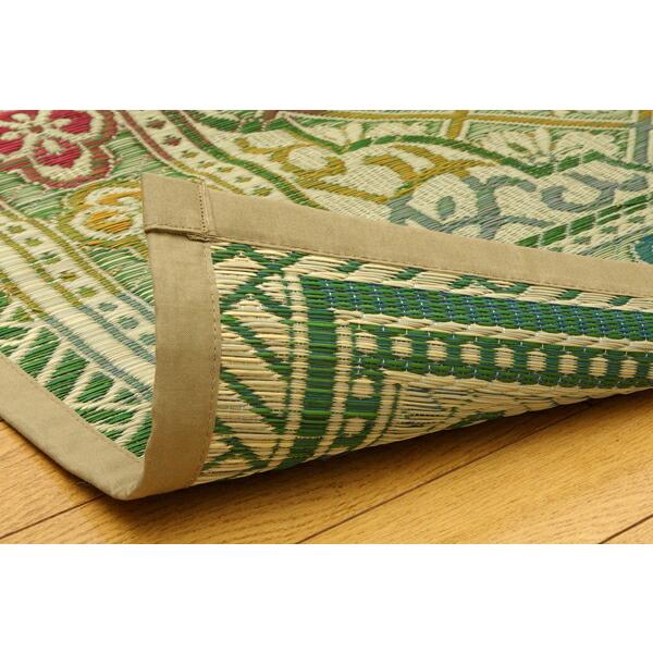 い草ラグ 夏用 国産 い草 上敷き 6畳 い草カーペット カーペット い草 ラグ い草ラグ い草花ござカーペット アシック 本間6畳 約286×382cm い草上敷き 絵羽柄 |  | 07